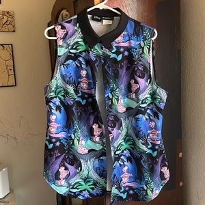 Blackmilk X DISNEY business time Cheshire cat shirt